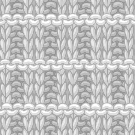 Ð¡otton hand-knitted fabric material. High detailed knitting boundless background. Hand-drawn woolen knitwear.のイラスト素材
