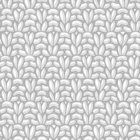 American Moss Stitch. Ð¡otton hand-knitted fabric material. High detailed knitting boundless background. Hand-drawn woolen knitwear.のイラスト素材