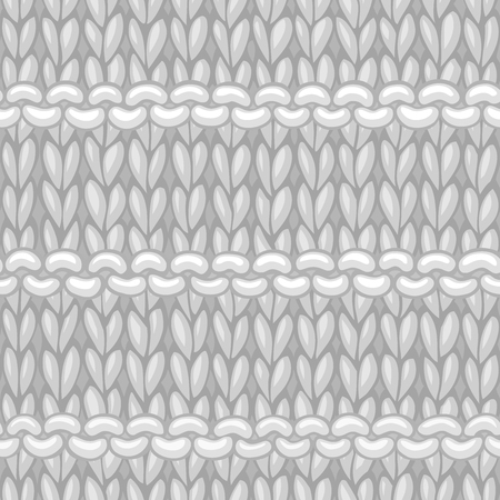 Hand-drawn jersey cloth boundless background. High detailed woolen hand-knitted fabric material.のイラスト素材
