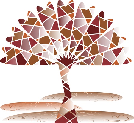 Abstract treeのイラスト素材