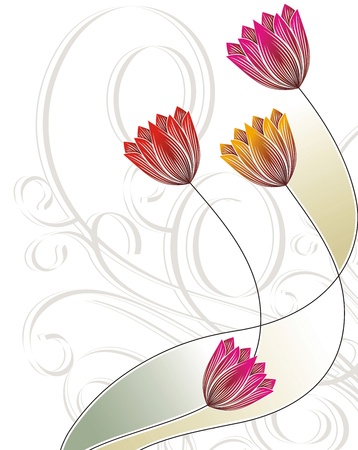 Greeting card designのイラスト素材