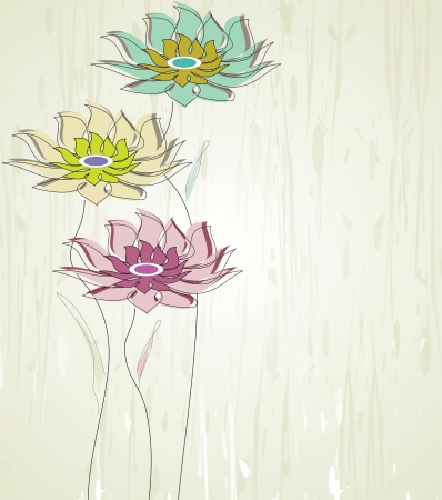 Abstract flowerのイラスト素材