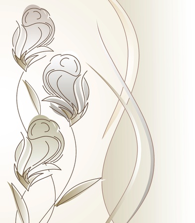 Fancy  design for greeting cardのイラスト素材