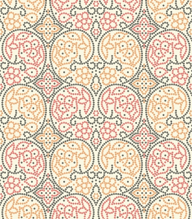 Seamless background of paisleyのイラスト素材
