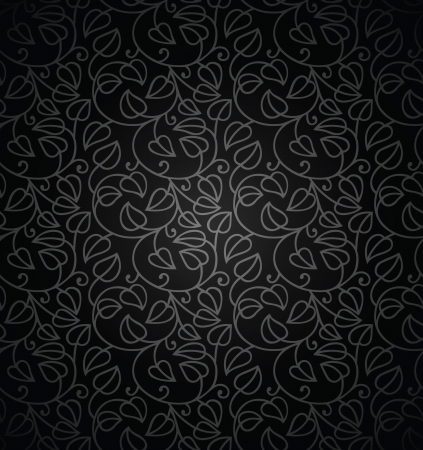 Seamless leaves vector wallpaperのイラスト素材