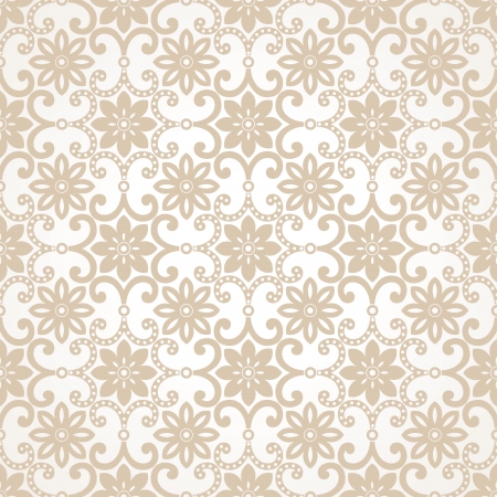Floral seamless wallpaperのイラスト素材