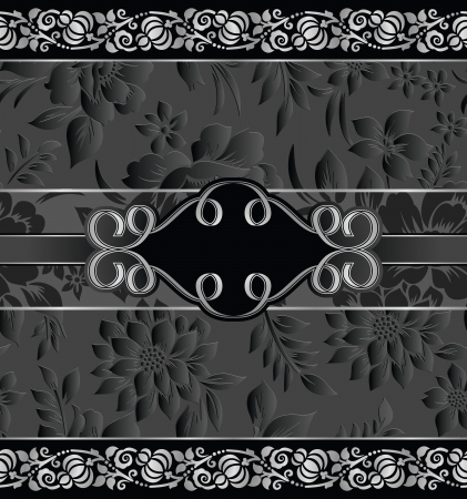 Royal floral note book coverのイラスト素材