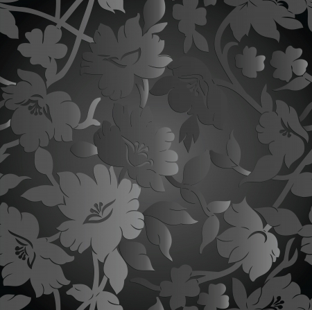 Royal seamless floral backgroundのイラスト素材