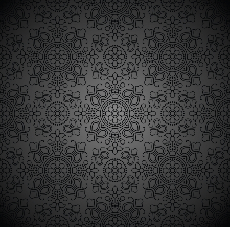 Royal seamless dark wallpaperのイラスト素材