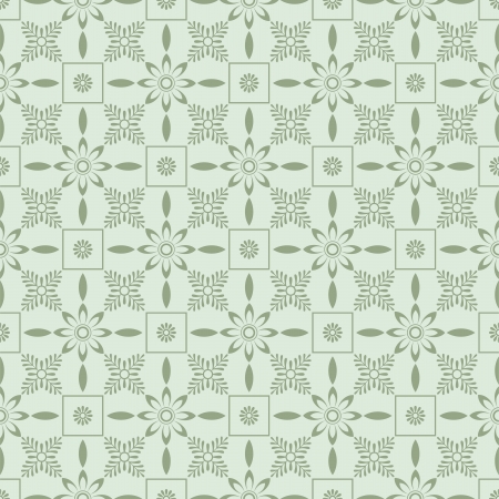 Seamless vector floral wallpaperのイラスト素材