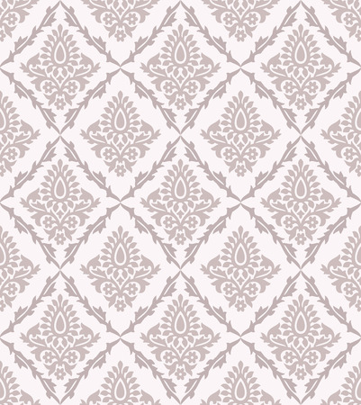 Illustration for Seamless vector damask pattern - Royalty Free Image