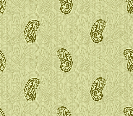 Seamless paisley patternの写真素材