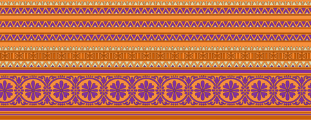 Tribal seamless borderの写真素材