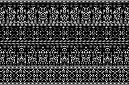 Seamless traditional indian borderの写真素材