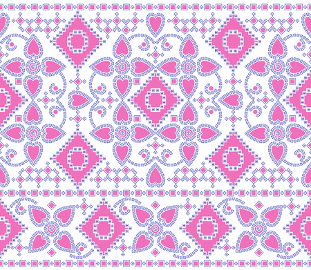 Seamless traditional indian borderの写真素材