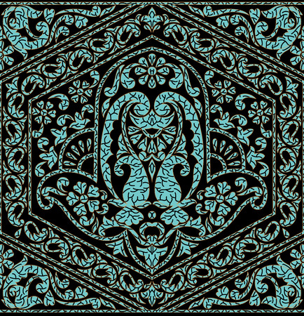 Seamless traditional indian borderの写真素材