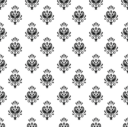 Seamless small paisley patternのイラスト素材