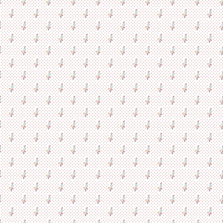 Seamless traditional indian textile fabric pattern