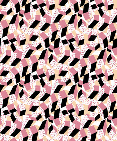 Seamless abstract geometrical pattern design