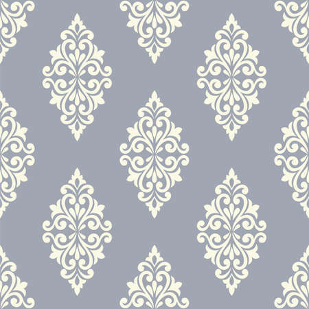 Seamless vintage damask wallpaper pattern