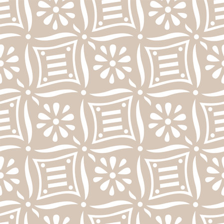 Asian decorative floral pattern designのイラスト素材