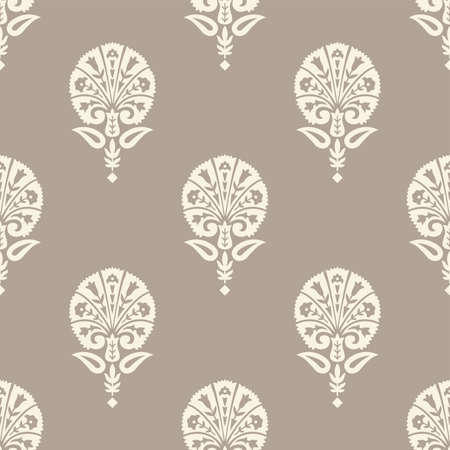 Seamless decorative floral pattern designのイラスト素材
