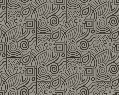 Seamless abstract vector wallpaper pattern designのイラスト素材
