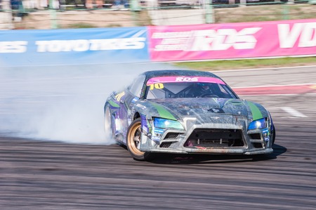 Nizhny Novgorod Russia Aug 20, 2016 : Russian Drift Series Stage 5 RDS Zapad West Smirnov Pavel...