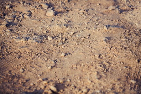 close-up of sand and stones on the coast. Cyprus - Mediterranean Sea coast. Sea Caves near Ayia Napa.の写真素材
