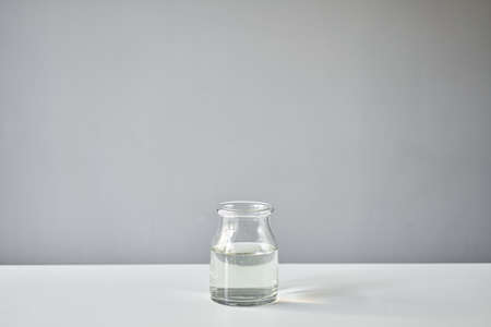 step by step installation of flowers in a vase. Flowers bunch, set for home. Fresh cut flowers for decoration home. European floral shop. Delivery fresh cut flower.の写真素材