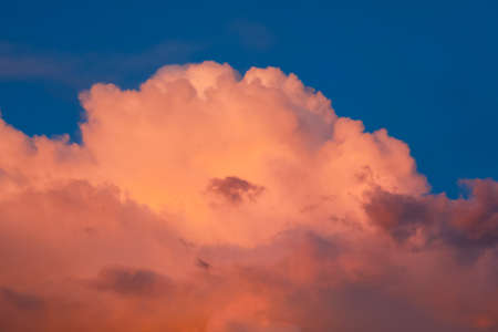 Rain clouds, beautiful, powerful in the rainy summer skyの写真素材