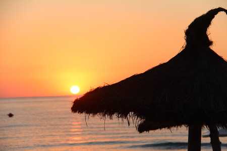 Sunset in Mallorcaの写真素材