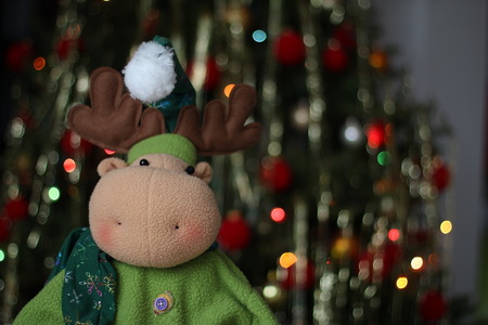 Beautiful Christmas and New Years sceneの写真素材