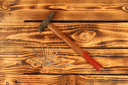 Hammer and nails