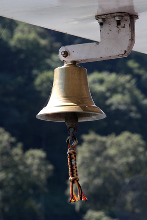 Bell on a yachtの写真素材
