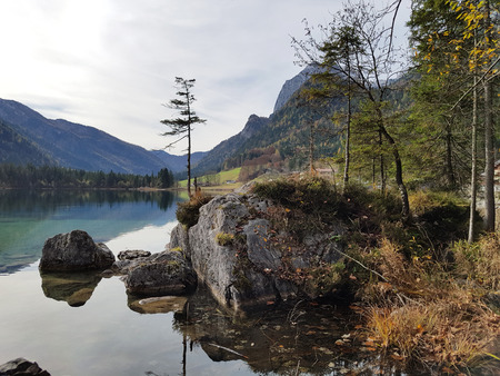 Hintersee (Ramsau), Germanyの写真素材