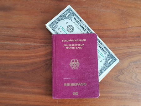 Travel. Money to leave invested in passport.