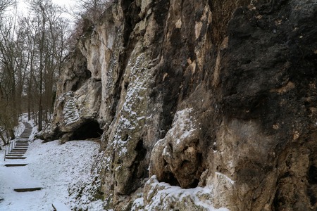 The chapel of St. Wendel to the Stein, Doerzbach, Germanyの写真素材