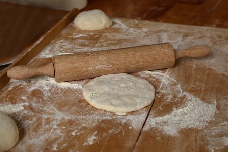 The process of making pizza dough