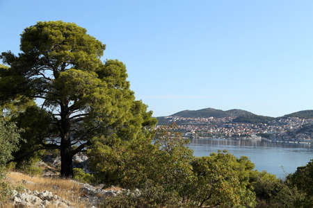 Channel of St. Anthony near Sibenik, Croatia.の写真素材