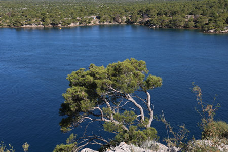 Channel St. Anthony Sibenik, Croatiaの写真素材