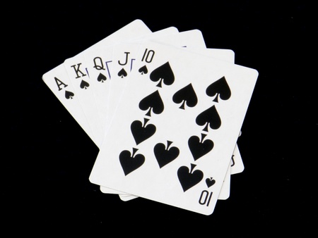 a scale of spades
