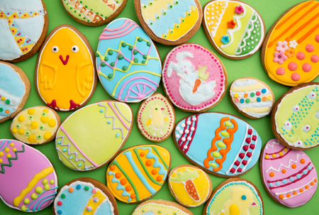 Background of eggs