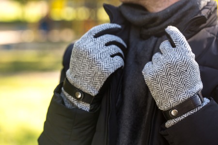 Autumn mens gloves