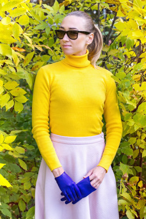 girl with glassesの写真素材