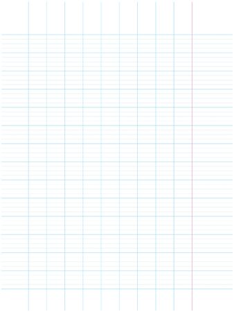 Notebook lines page vector illustrationのイラスト素材