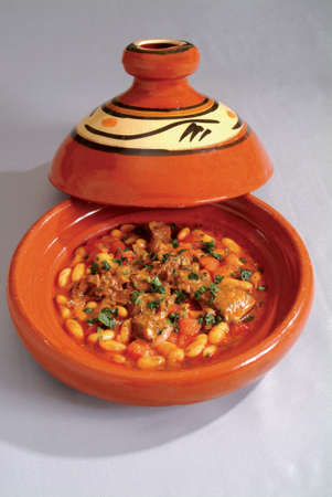 Traditional Moroccan tagine with vegetables, Famous traditional Moroccan tagine. traditional moroccan mealの写真素材