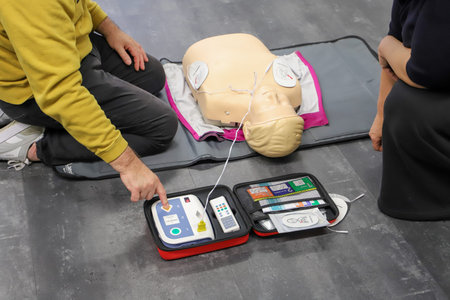 BLSD Defibrillator use course. first aid course - company safety - cardiac massage - Basic Life...