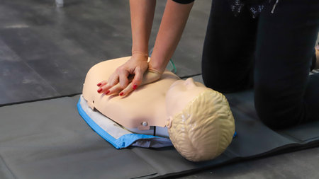 BLSD Defibrillator use course. first aid course - company safety - cardiac massage - Basic Life...