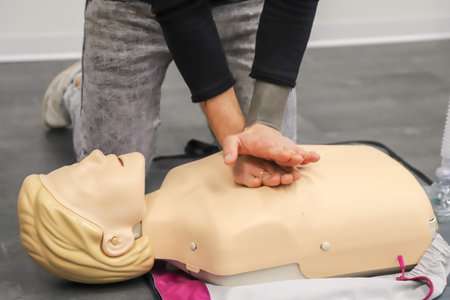 BLSD Defibrillator use course. first aid course - company safety - cardiac massage - Basic Life...